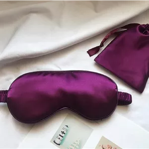 چشم بند ساتن ابریشم به همراه کیسه اکسسوری