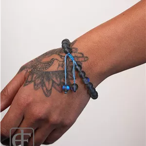 دستبند سنگ مون استون سایز 8 کد 6085