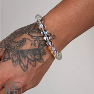 دستبند سنگ مون استون سایز 8 کد 6103