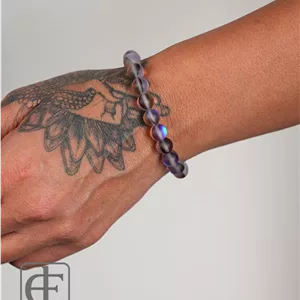 دستبند سنگ مون استون سایز 8 کد 6089