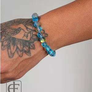 دستبند سنگ مون استون سایز 8 کد 6088