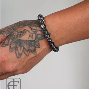 دستبند سنگ مون استون سایز 8 کد 6093