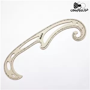 خط کش منحنی پیستوله Maha مدل French Curve