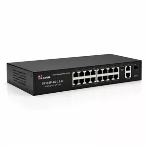 سوئیچ PoE وب اسمارت مدل SF116P-2G-1S-M