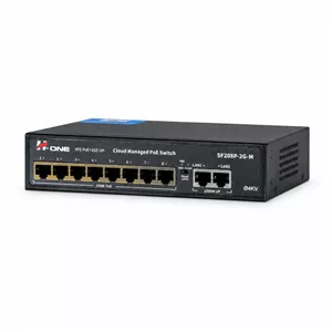 سوئیچ PoE وب اسمارت اچ وان مدل SF208P-2G-M