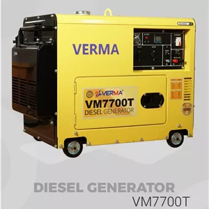 موتور برق ورما گازوییلی سایلنت 5.5 کیلووات VM7700T
