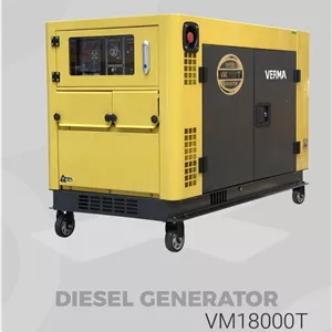 موتور برق ورما گازوییلی سایلنت سه فاز 16 کیلووات VM18000T3D