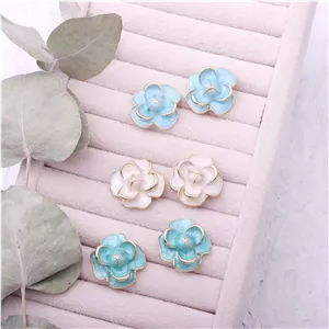 گوشواره میناکاری شکوفه