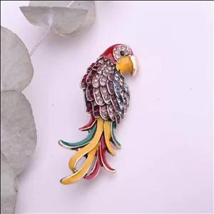 سنجاق سینه طوطی