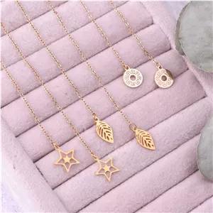 گوشواره آویز بخیه استیل