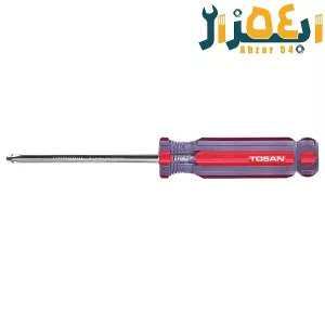 پیچ گوشتی دسته کریستال چهارسو 100*3 توسن