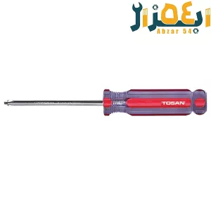 پیچ گوشتی دسته کریستال چهارسو 150*3 توسن
