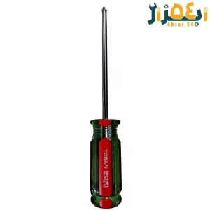 پیچ گوشتی دسته کریستالی چهار سو 150*6 توسن