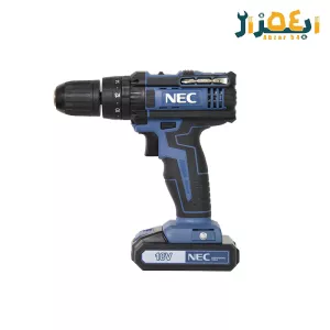 دریل شارژی 18 ولت چکشی NEC-1618