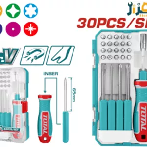ست پیچ گوشتی وچنگک توتال TACSD30306