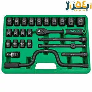 جعبه بکس 24 عددی فشار قوی مشکی تاپ تول مدل GDAI2401