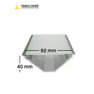 پروفیل لاین نوری کنجی گلویی کد54 چهارلاین