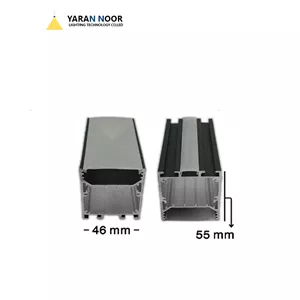 پروفیل لاین نوری آویزو روکار دوطرف نور کد68 سه لاین