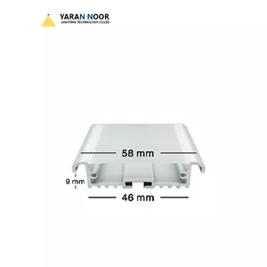 پروفیل لاین نوری توکارکنافی کد73 سه لاین