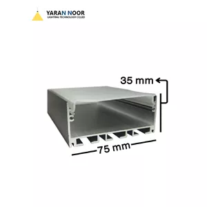 پروفیل لاین نوری روکار کد82 چهارلاین