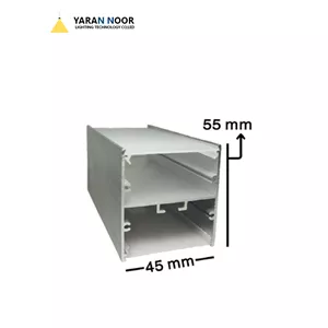 پروفیل لاین نوری آویزدوطرف نور کد84 سه لاین