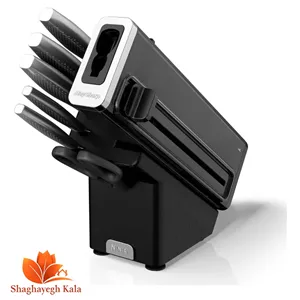 سرویس چاقو نینجا مدل K62006 | شش پارچه استیل ضد زنگ – بهترین انتخاب برای برش دقیق و تیز همیشگی در آشپزخانه‌های مدرن