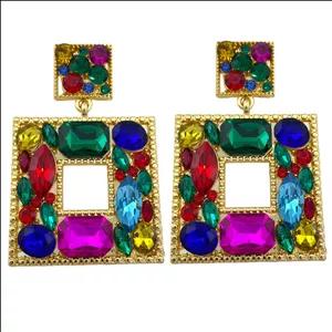 گوشواره زنانه وای اس ایکس مدل مربع کد E4548