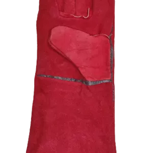 دستکش چرمی  هبارت قرمز