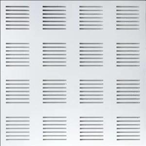 تایل گچی 9.5 میلیمتر آکوستیک پانچ خطی روکش PVC با فلیس در پشت تایل (96-6)