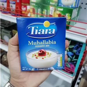 دسر خارجی شیربرنج برند تیارا Tiara بسته 85 گرمی