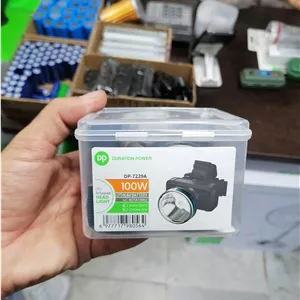 چراغ قوه هدلایت شارژی 100 وات DP مدل DP-7229A با باتری 2000 میلی‌آمپر و زاویه تابش قابل تنظیم |عمده و تک