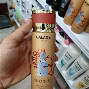 اسپری خوشبو کننده بدن  مردانه  گلکسی GALAXY MEGAMORE  حجم 200میل