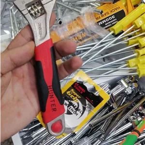 آچار فرانسه سایز 8 اینچ روکش دار برند HUNTER