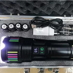 چراغ قوه دستی اورجینال فوق حرفه‌ای RUILANG مدل RL-W513 با توان 50 وات و نوردهی 5000 لومن |اورجینال(عمده و تک)