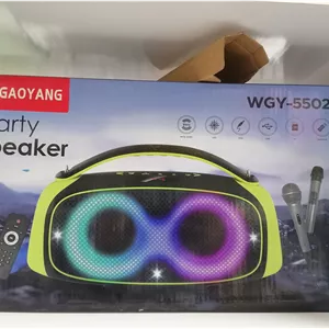 اسپیکر حرفه ای برند WGAOYANG مدل WGY-5502 با میکروفون و ریموت (عمده و تک)