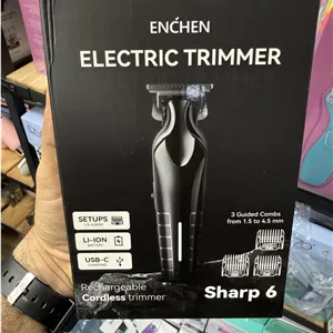 ماشین اصلاح خط‌زن انچن (Enchen) مدل Sharp 6 با شارژ USB-C و باتری لیتیوم یون اورجینال (عمده و تک)