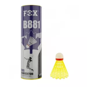 توپ بدمینتون فاکس پلاستیکی B881 بسته 6 عددی CHGM
