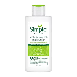 مرطوب کننده و آبرسان ریچ سیمپل مناسب انواع پوست به خصوص پوست خشک (Simple Replenishing Rich Moisturiser)