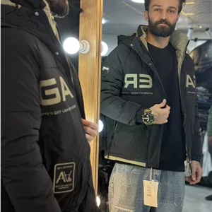 کاپشن برزنتی Gaer (گائر) ضد آب، گرم و مقاوم با کلاه