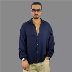 پیراهن مردانه آستین بلند لینن زارا باکسی