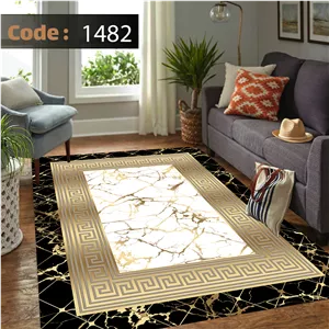 روفرشی کشدار مخمل شانل 4متری ورساچه 1482
