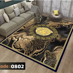 روفرشی کشدار مخمل شانل 9متری ورساچه 0802