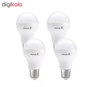 لامپ ال ای دی 15 وات دلتا مدل Clsic1 پایه E27 بسته 4 تایی