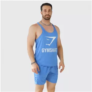 تاپ مردانه بند نازک فلامنت سوزنی Gym Shark