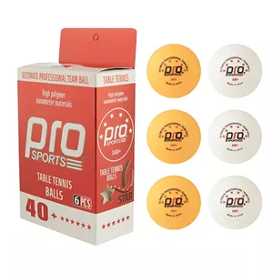 توپ پینگ پنگ پرو اسپرتز 6 ستاره PS-006 بسته 6 عددی