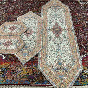 رومیزی ترمه 3 تکه طرح سپهر کد 3