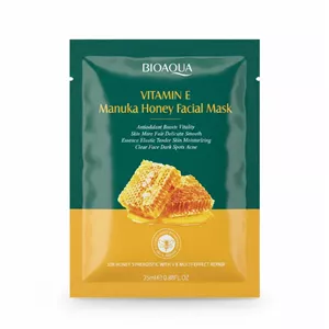 ماسک ورقه‌ای عسل مانوکا بیوآکوا Vitamin E Manuka Honey حجم 25 میلی‌لیتر