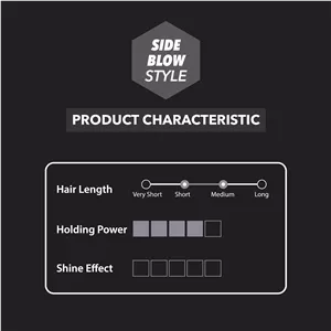 واکس حالت‌دهنده گتسبی مدل MAT & HARD مناسب استایل Side Blow حجم 75 گرم