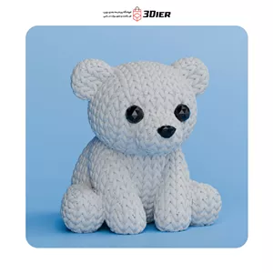 مدل سه بعدی The Knitted Polar Bear