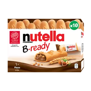 بیسکویت نوتلا مدل B-ready بسته ۱۰ عددی وزن ۲۲۰ گرم